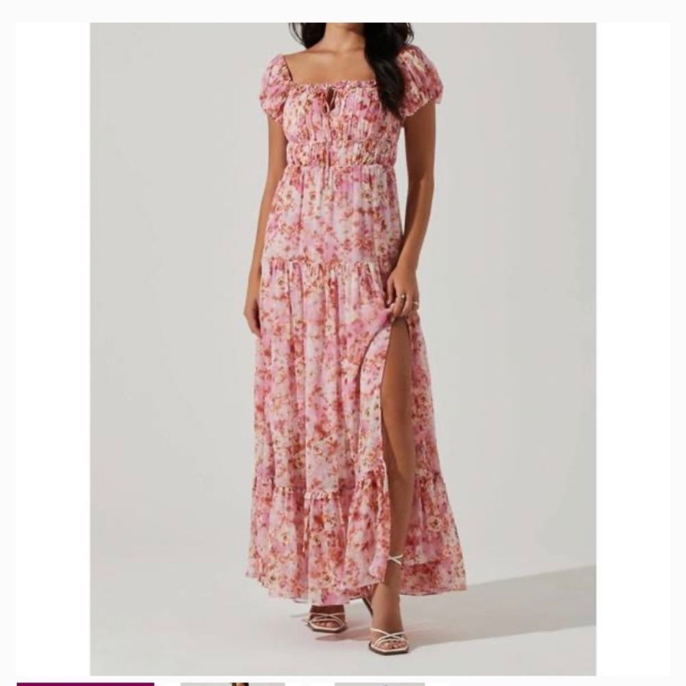 NWT ASTR Roseline Floral Maxi Dress